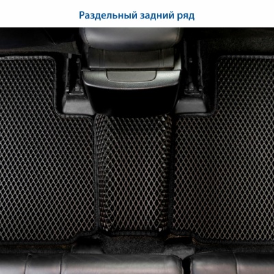 Ковры салона GY Toyota RAV4 IV 12-19 5 шт Черн/Черн окант., RUS