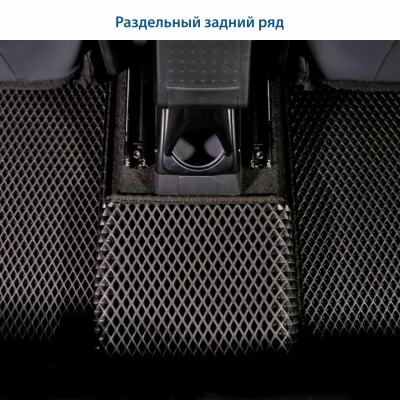 Ковры салона GY Lexus NX 17-21 5 шт Черн/Черн окант. RUS